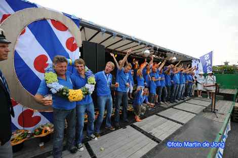 huldiging podium