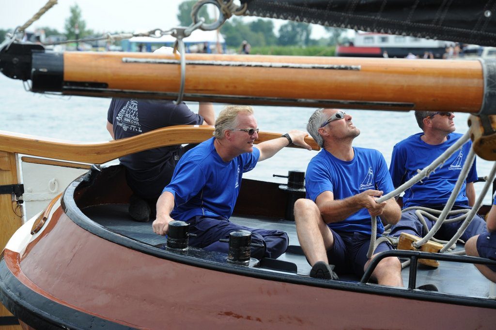 Auke de Groot (Stavoren) hield mooi stand op de 2e plaats