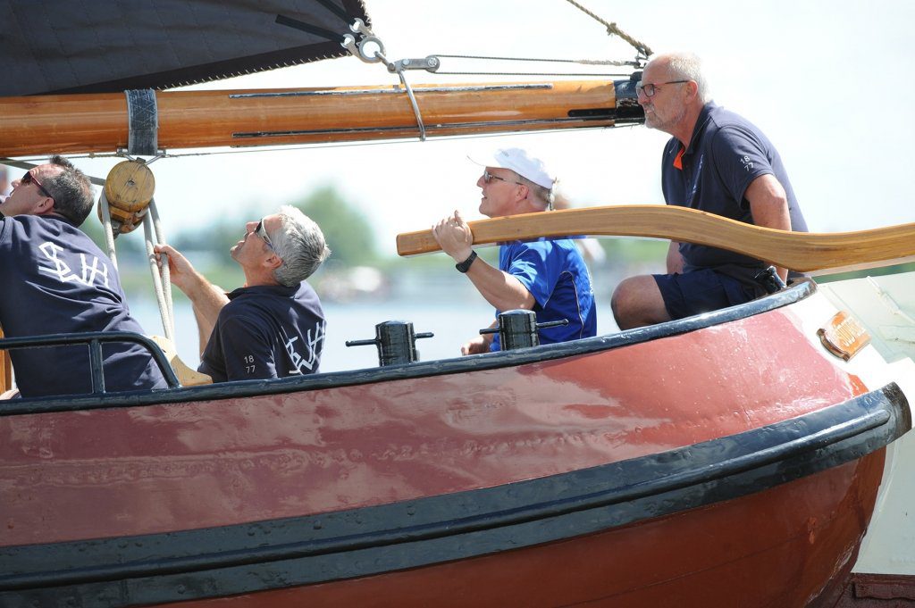 Súdwesthoek, met schipper Auke de Groot en adviseur Pieter Brouwer, hield goed stand op de vierde plaats