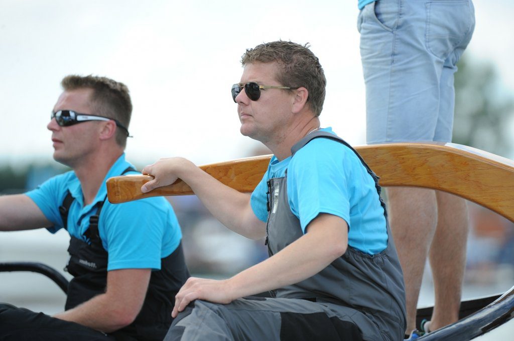 Concentratie bij Klaas van der Meulen, vervangend schipper op Woudsend 