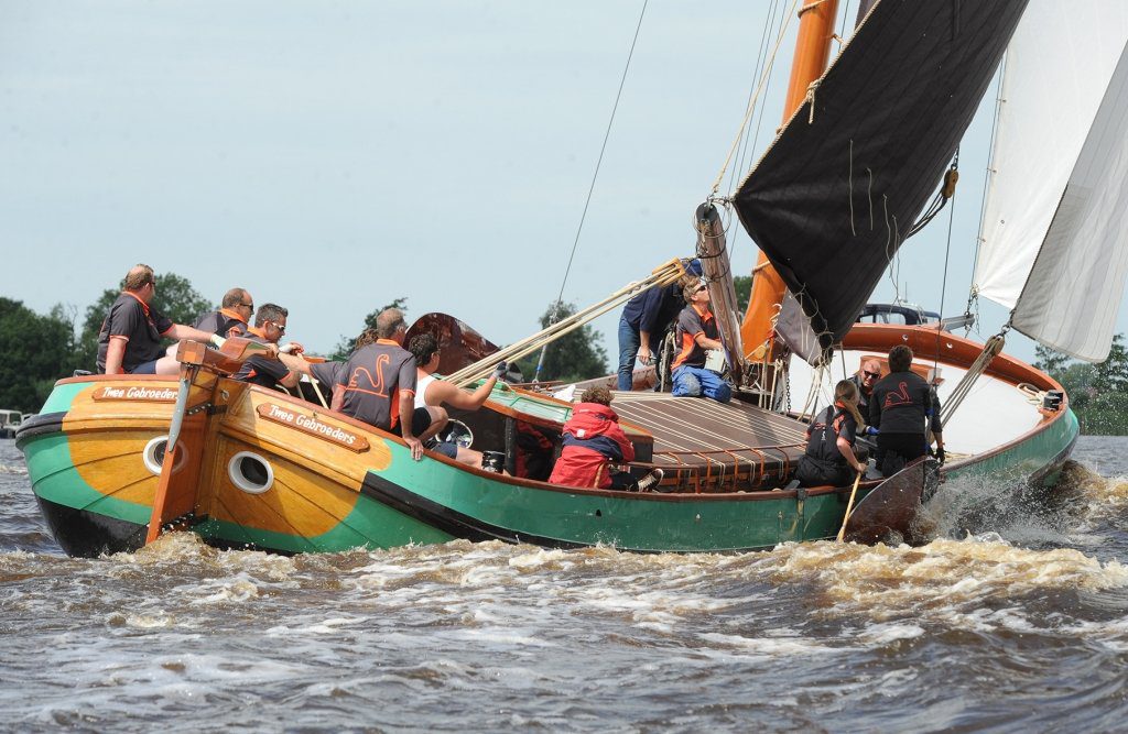 Skûtsje Twee Gebroeders uit Langweer 