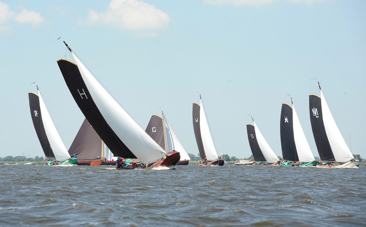 Wedstrijd op de Snitser Mar bij Terherne, 2014