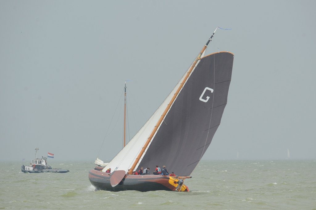 Grou wint enige wedstrijd op het IJsselmeer