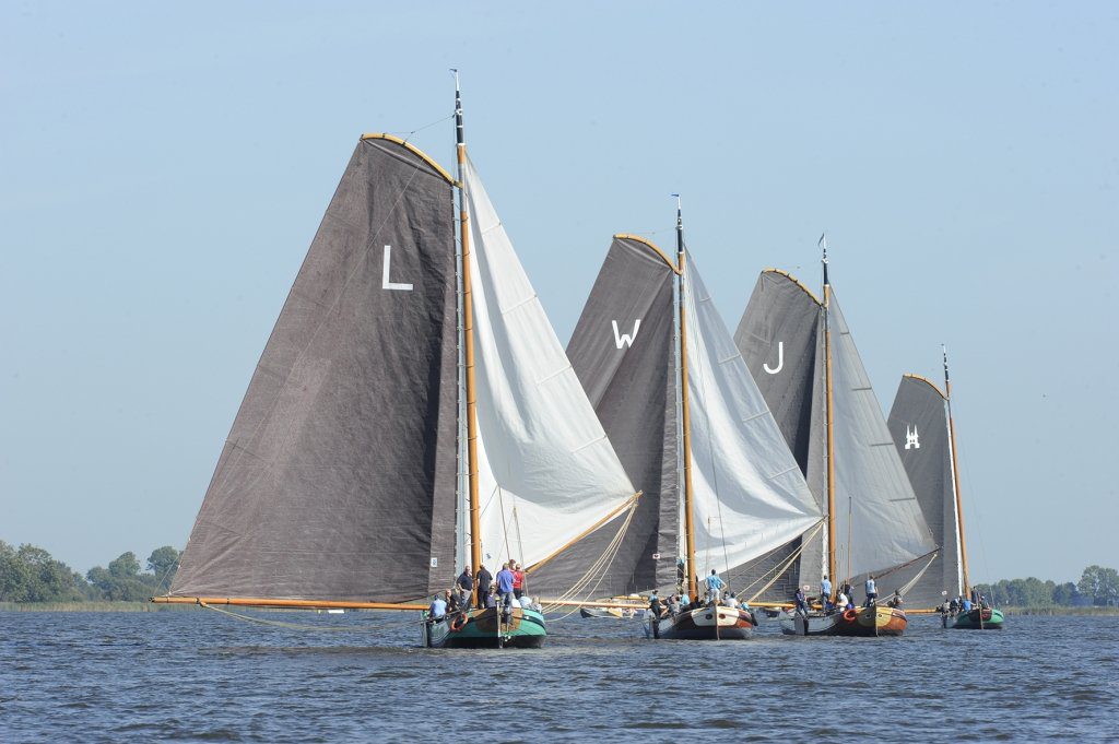 Amateursilen op de Snitser Mar