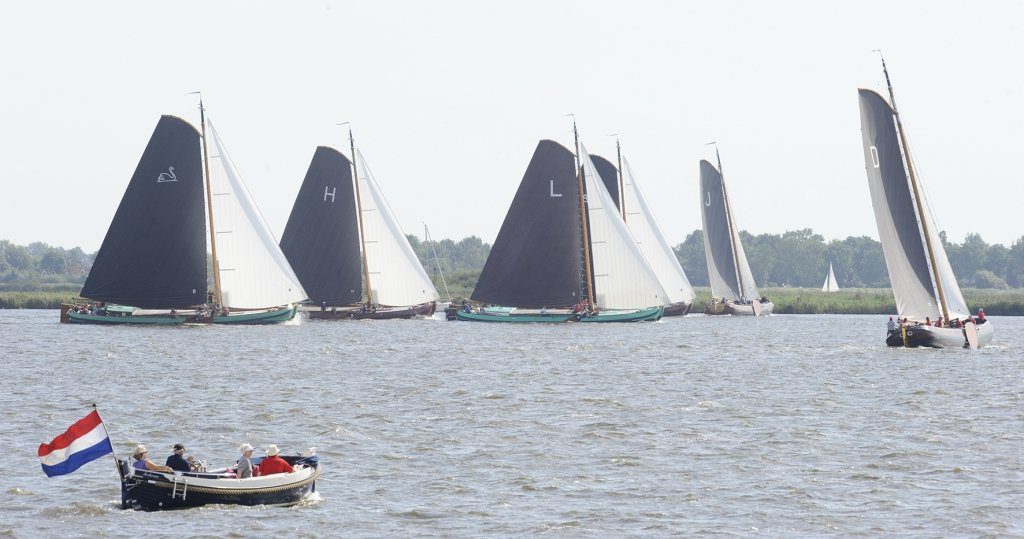 Amateursilen op de Snitser Mar