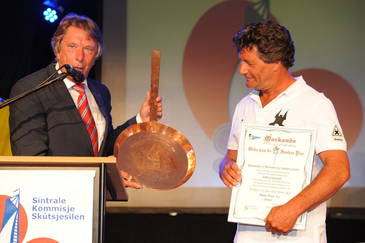 Douwe Jzn. Visser verkozen tot Schipper in de Orde van de Sneker Pan, 2013