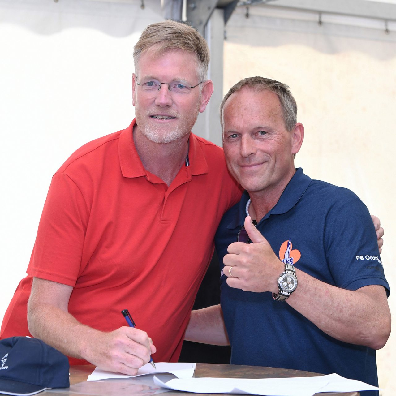 Arnold de Jong (Fritom Group) en René Nagelhout (SKS)