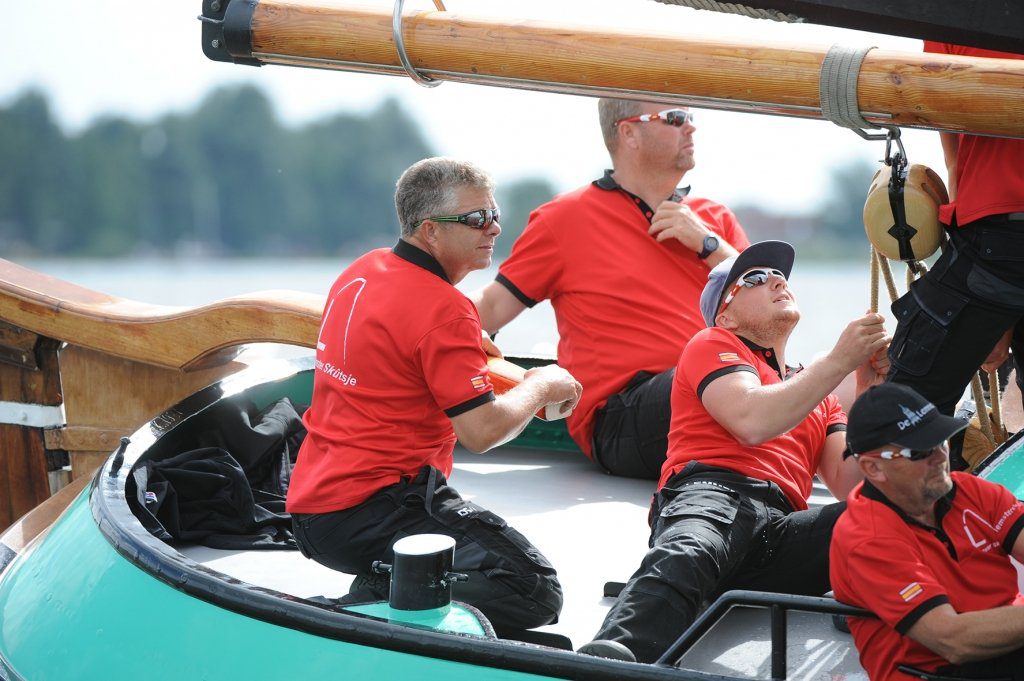 Een mindere dag voor de top drie - onder wie Albert Jzn. Visser (Lemmer) - van het klassement