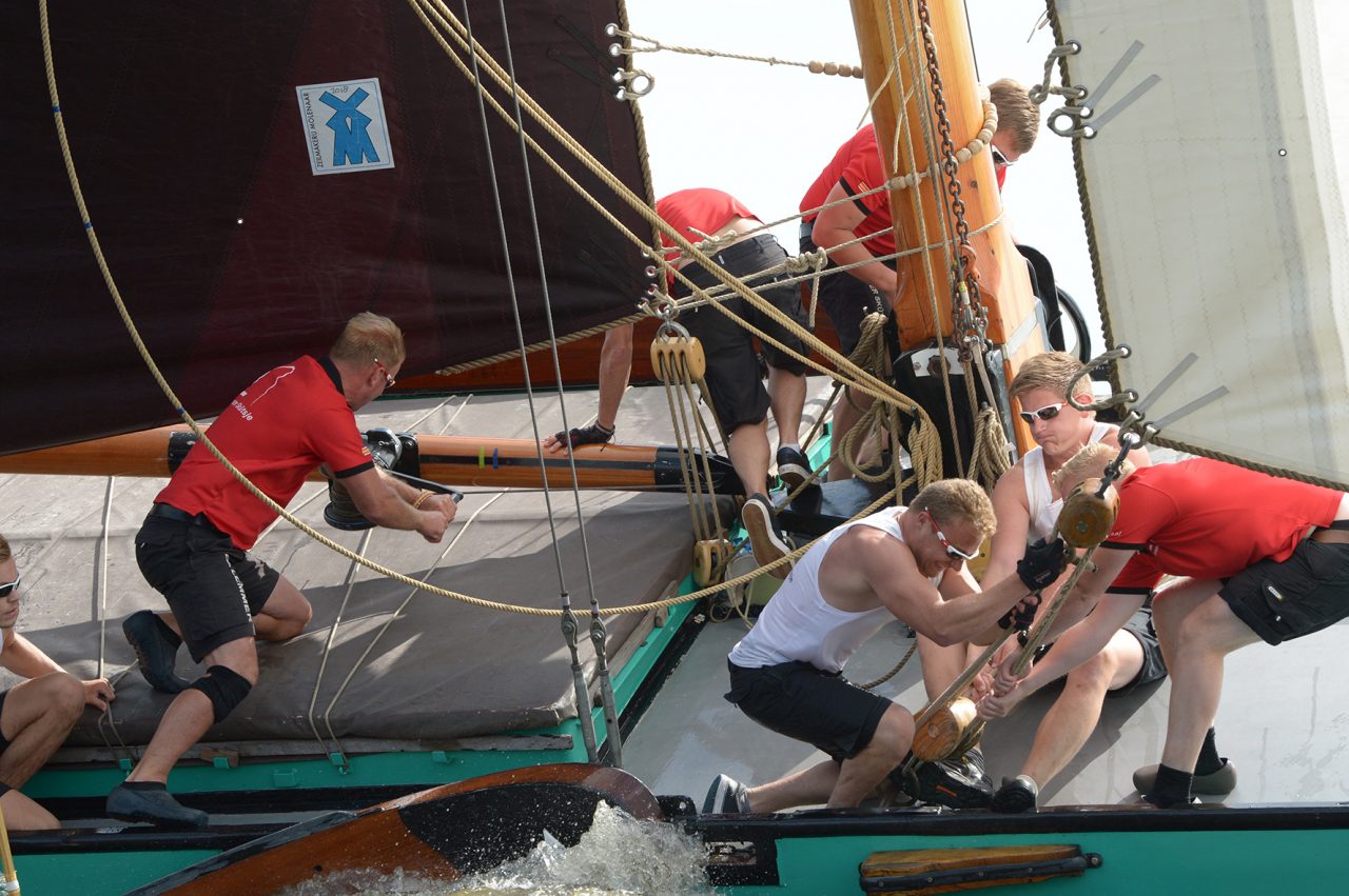 Actie op het Lemster skûtsje, 2019