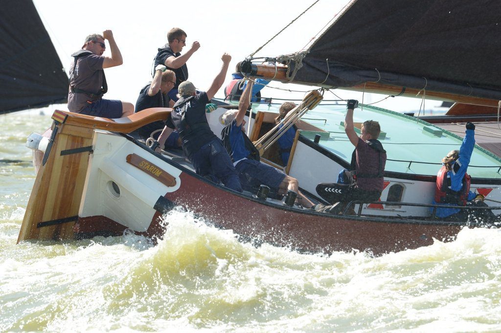 Auke de Groot (Stavoren) en bemanning blij met de derde plaats