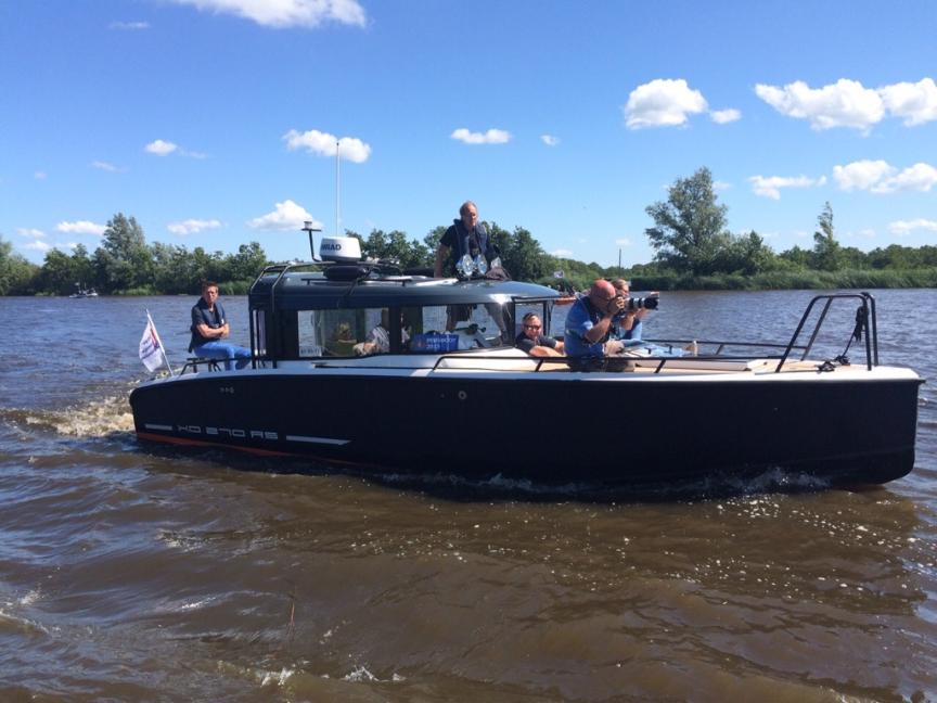 Fotografenboot beschikbaar gesteld door XO Boats Nederland