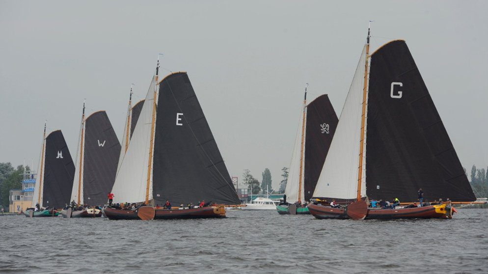 Amateursilen op de Snitser Mar