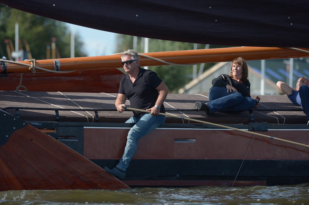 Schipper Douwe Azn. Visser ditmaal als peiler ingezet