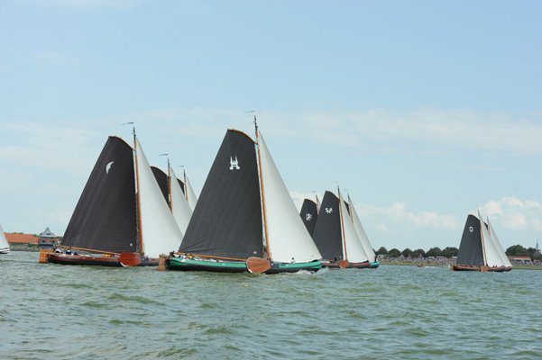 Start op het IJsselmeer bij Stavoren