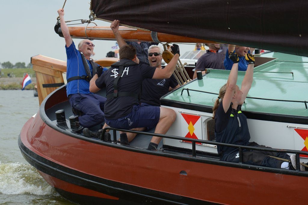 Auke de Groot (Stavoren) hartstikke blij met de overwinning