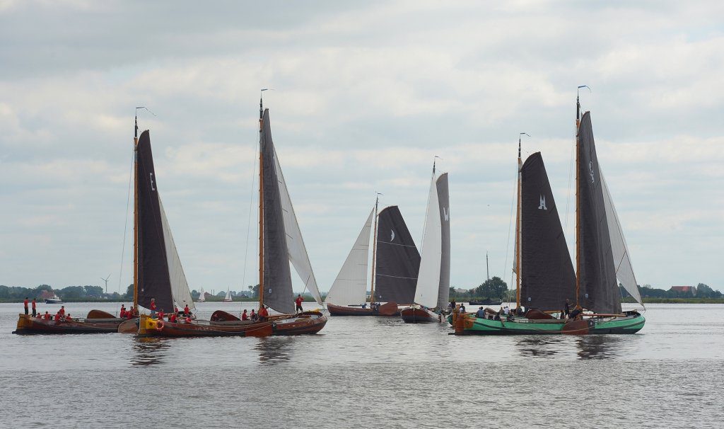 Weinig wind op de Hegemer Mar