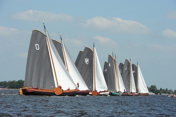 Onderin bij de start was het een drukte van belang