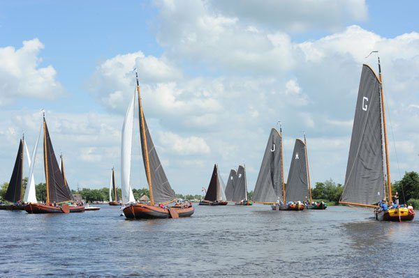 De strijd op het Earnewâldster wedstrijdwater