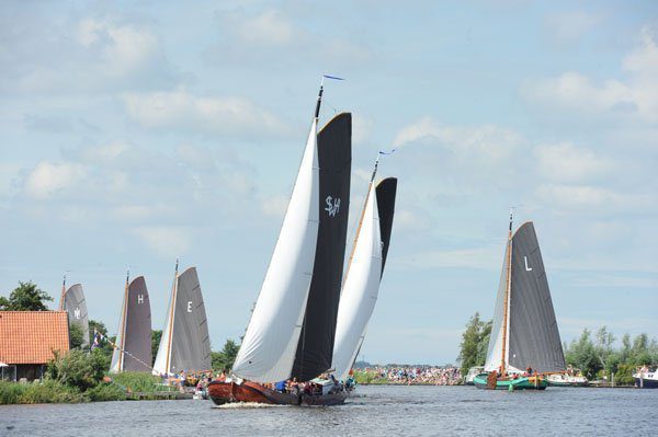 Auke de Groot zeilde met de SWH naar de eerste positie