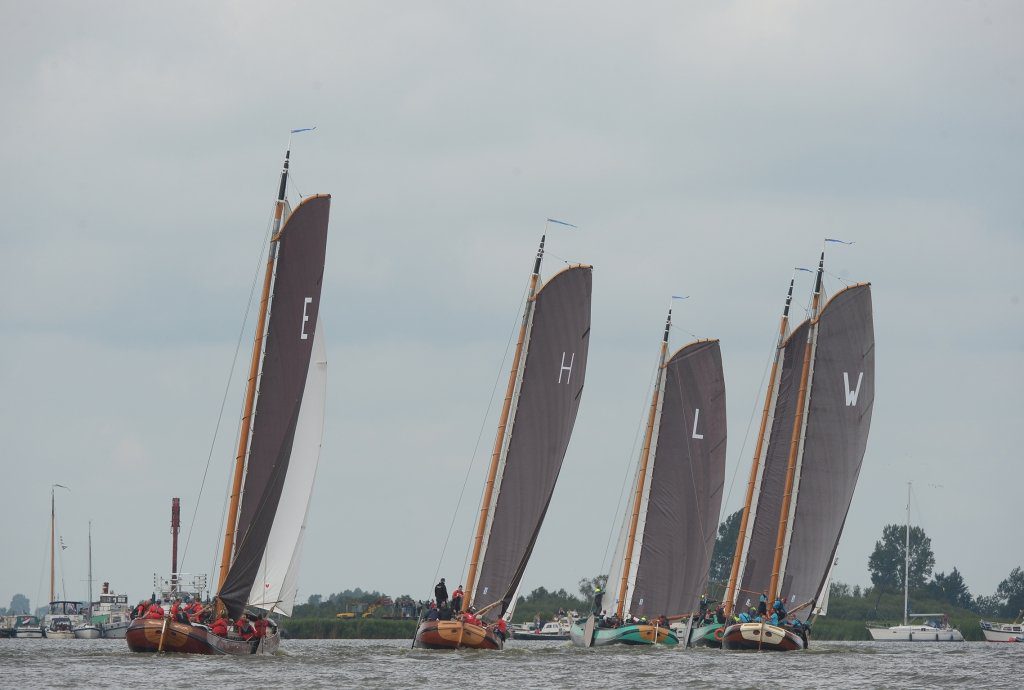 Het halfwindse rak bij Langweer