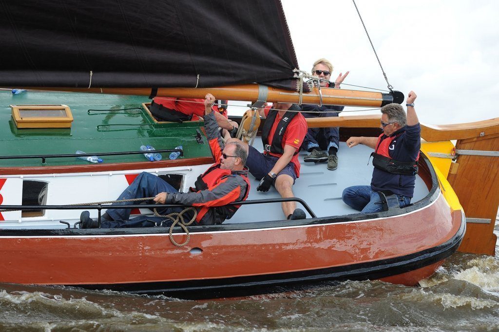 'Hier waren we wel aan toe', aldus Douwe Azn. Visser (Grou)