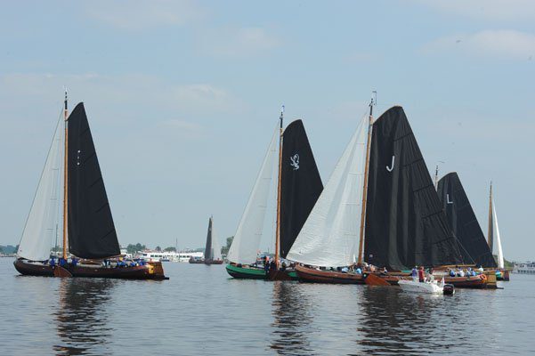 Gebrek aan wind op de Wide Ie