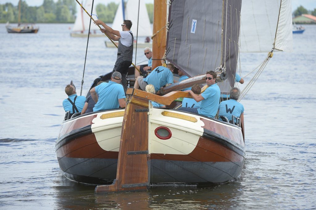 Teake Klaas van der Meulen (Woudsend) op zijn thuiswater