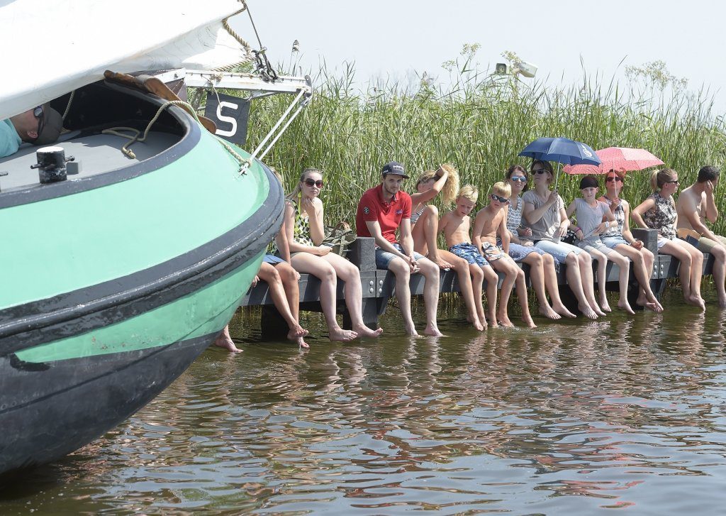 De skûtsjes gingen niet van start