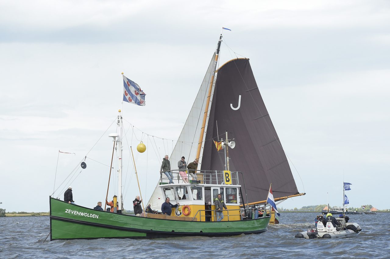 Voorbereiding van de start op De Fluezen, 2018